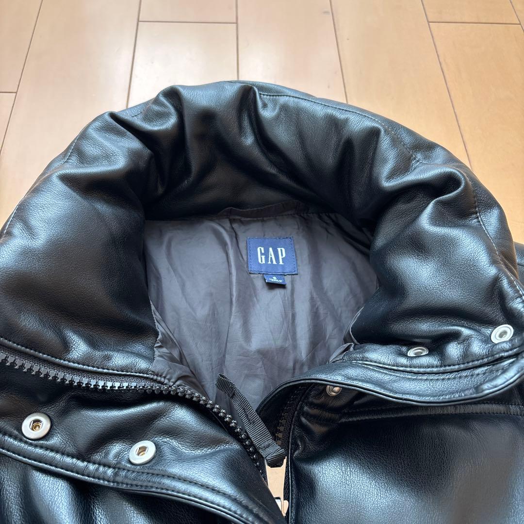 ヴィーガンレザークロップドヘビーウェイトパファージャケット