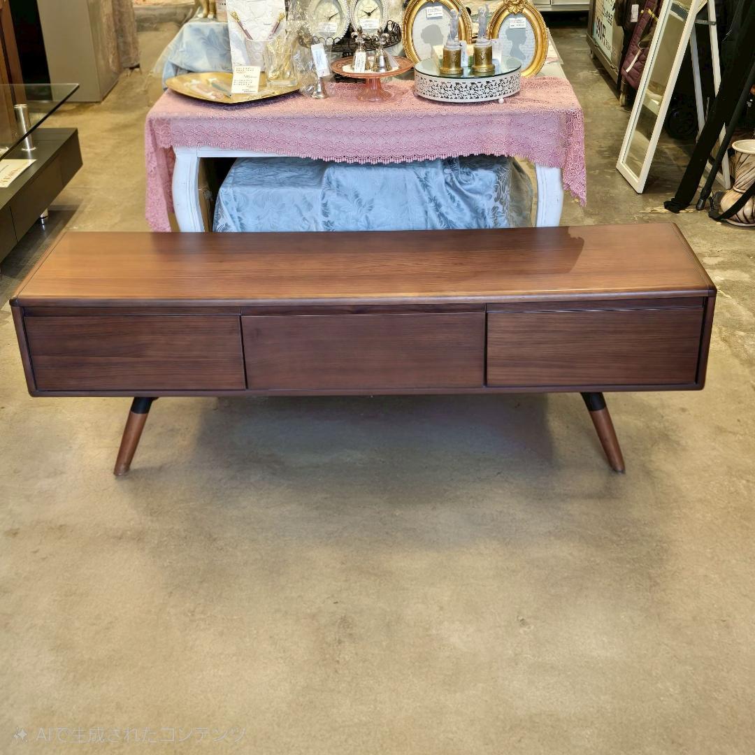 i+ 【美品】 NITORI ニトリ テレビボード TV台 ウォールナット150