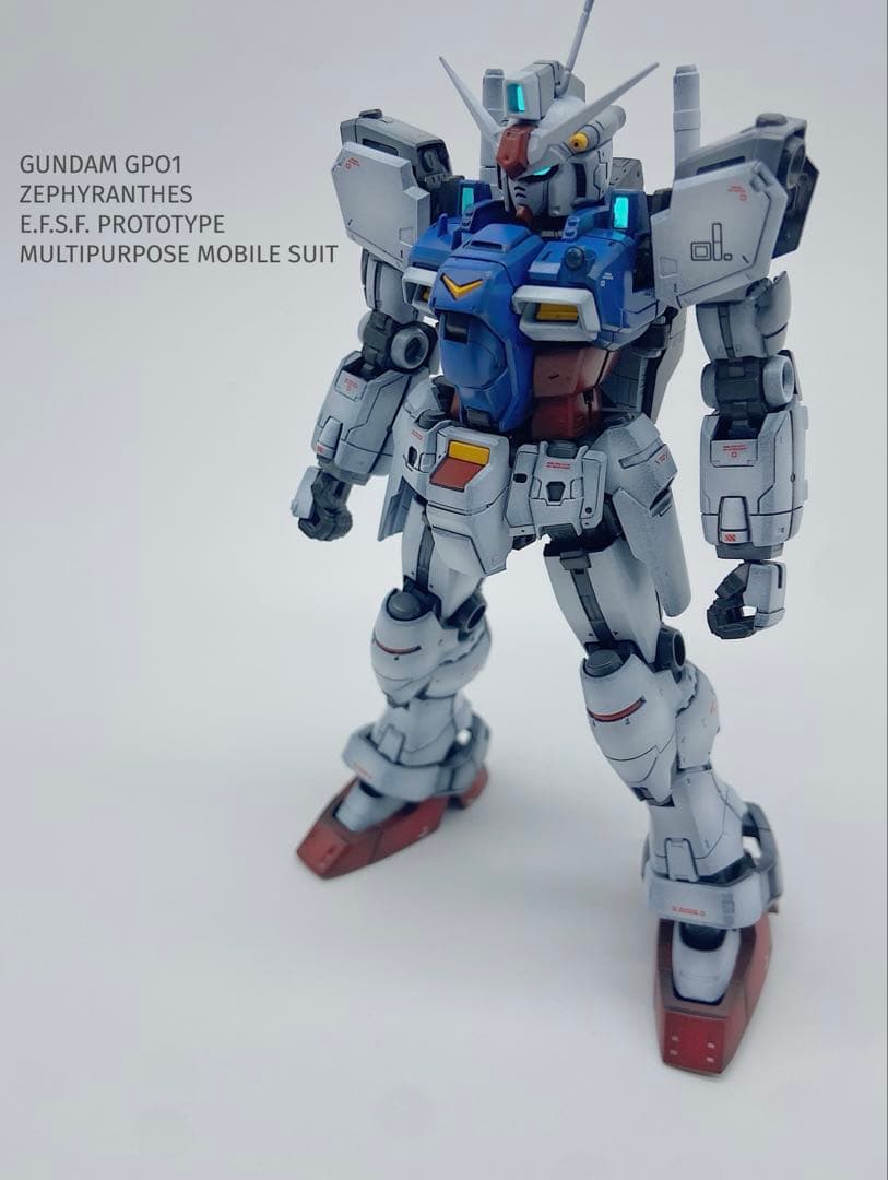 RG 1/144 RX-78GP01 ガンダム試作1号機ゼフィランサス　全塗装