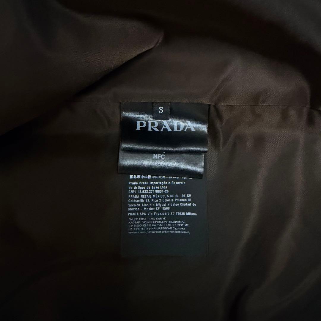 プラダ PRADA トライアングルプレート コーデュロイジャケット ブルゾン