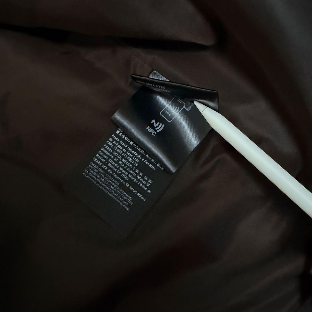 プラダ PRADA トライアングルプレート コーデュロイジャケット ブルゾン