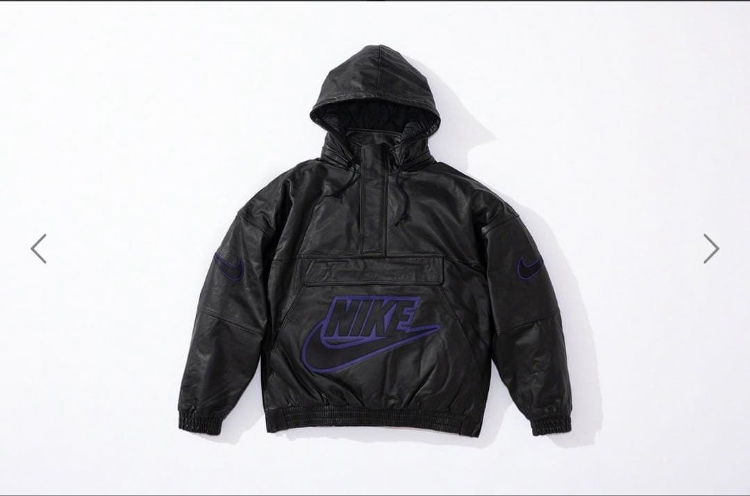 Supreme × Nike® Leather Anorak set up