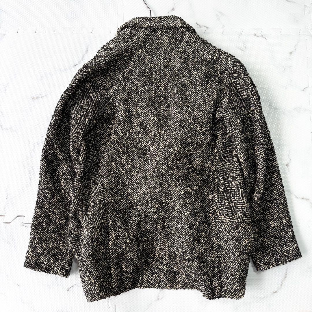 大人気✨リミフゥLIMI feuヨウジヤマモト ツイードコートテーラードジ　変形