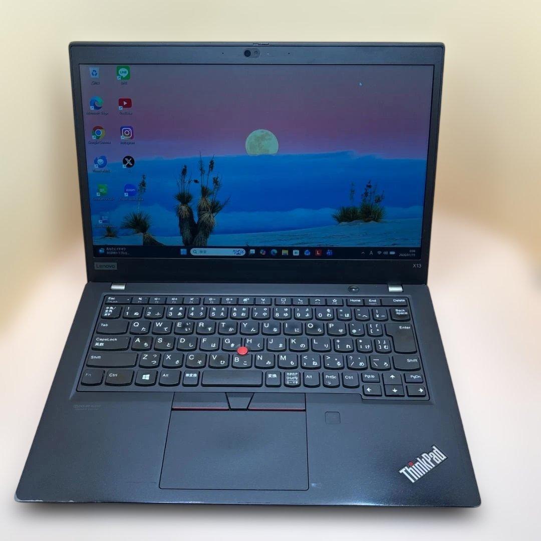 バッテリー良好！ThinkPad Ryzen 5/16GB SSD256GB