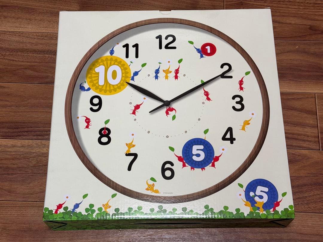 【新品】ピクミン 掛け時計 任天堂