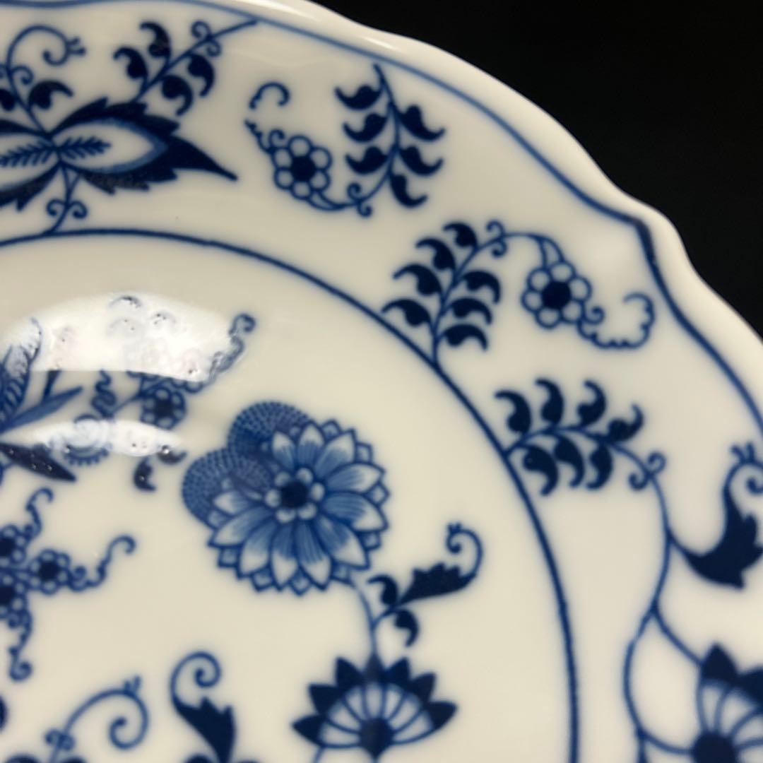 Blue Danube ブルーダニューブ　スープカップ&ソーサー　5客セット