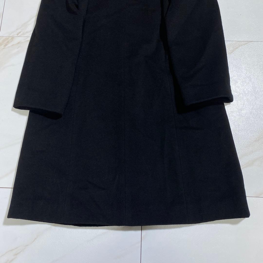 極美品♡レリアン カシミヤ ステンカラーコート ロングコート M
