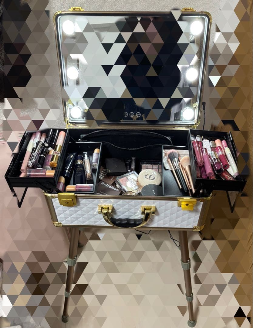 【美品】Francfranc ヴァリーズ ハリウッドボックス L ホワイト