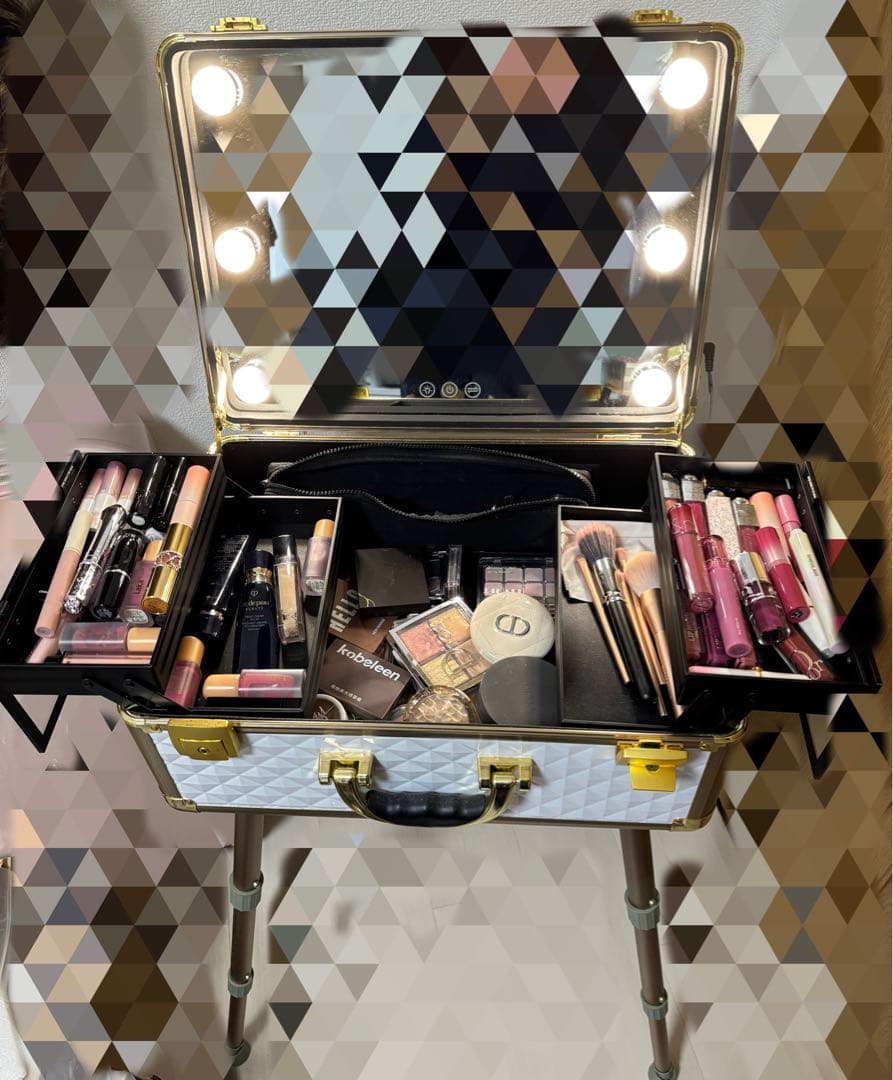 【美品】Francfranc ヴァリーズ ハリウッドボックス L ホワイト