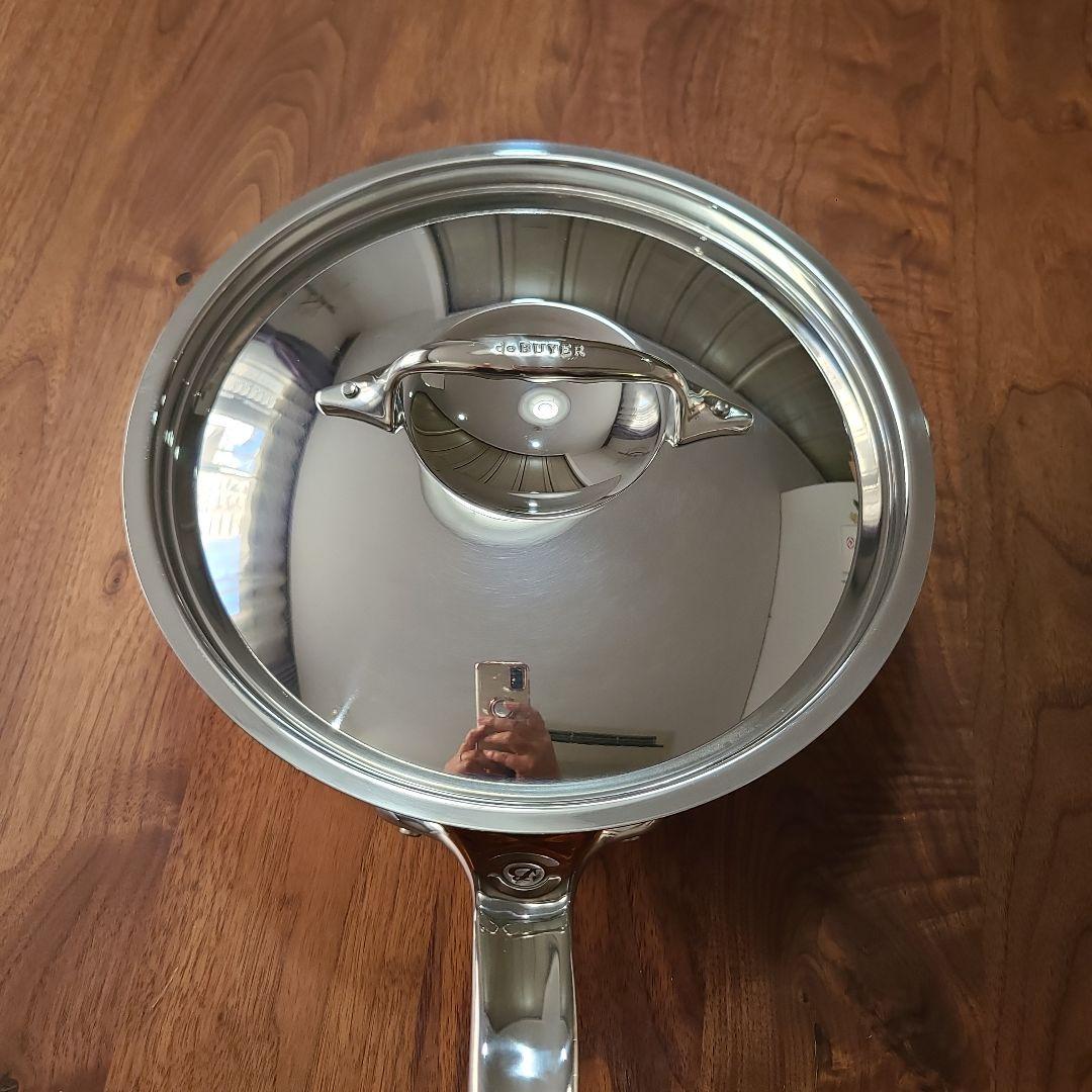 【ブラックフライデーセール】蓋付属de Buyer IH可24cm銅ソテーパン