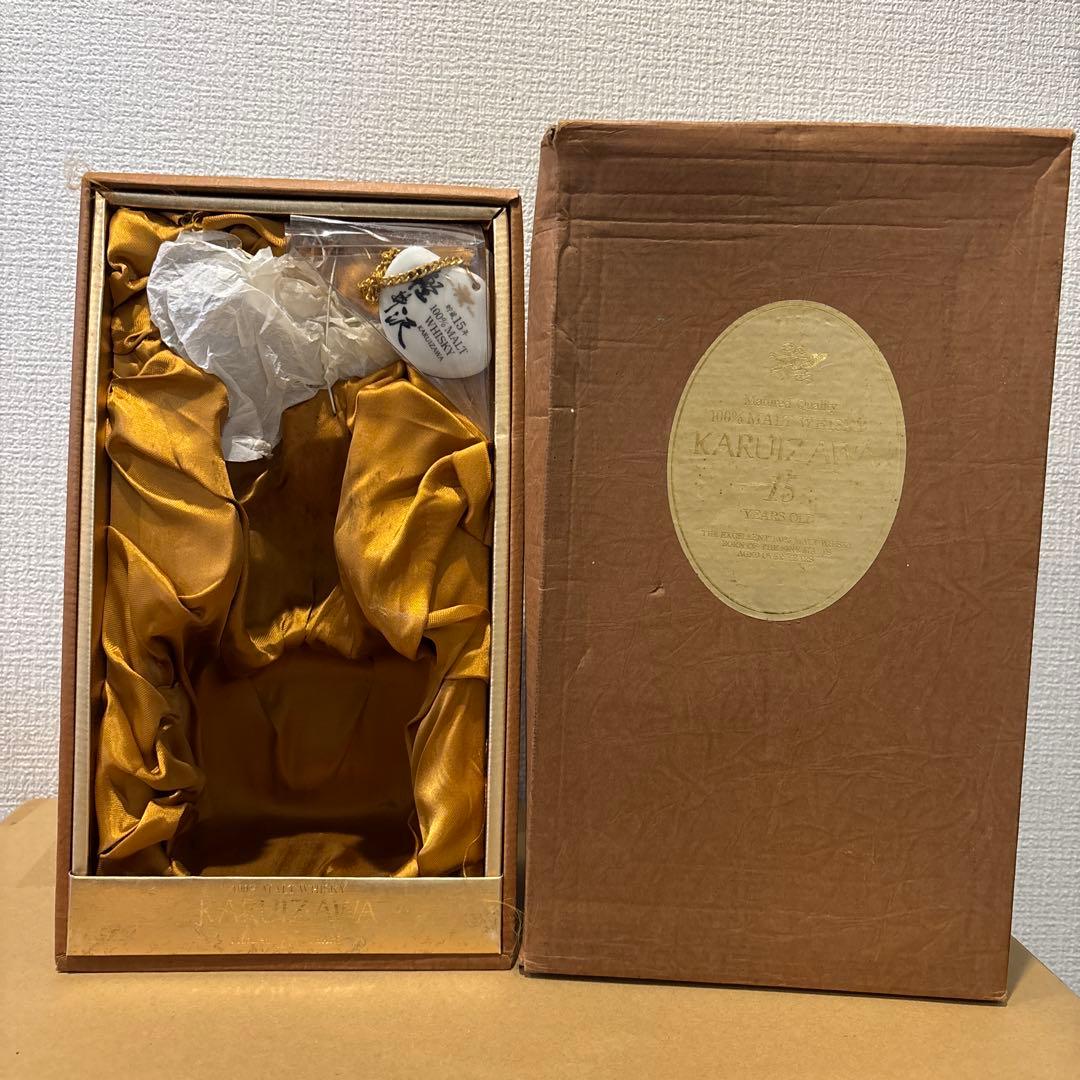 メルシャン 軽井沢 貯蔵15年 100％モルト ウイスキー 箱/替栓付 未開封