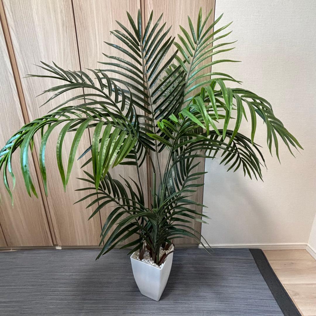 【まっつ】【2個セット】フェイクグリーン 高さ120cm 鉢一体型 光触媒