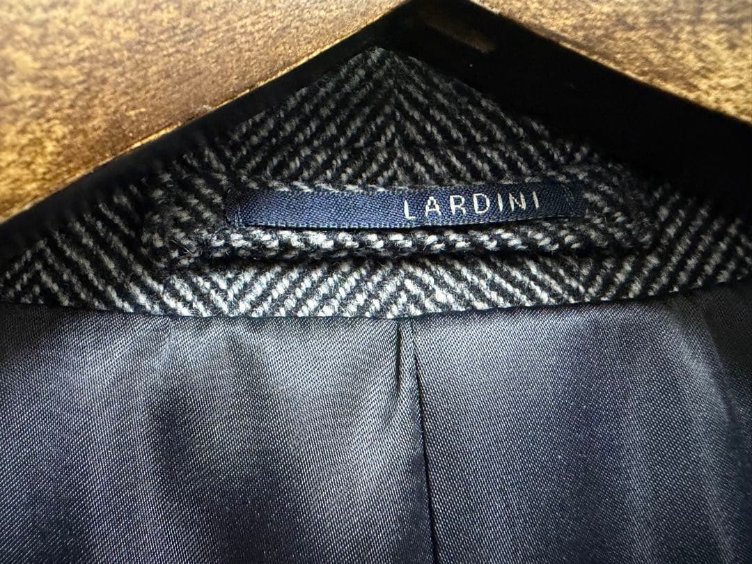 新品 LARDINI ラルディーニ チェスターコート グレー 44