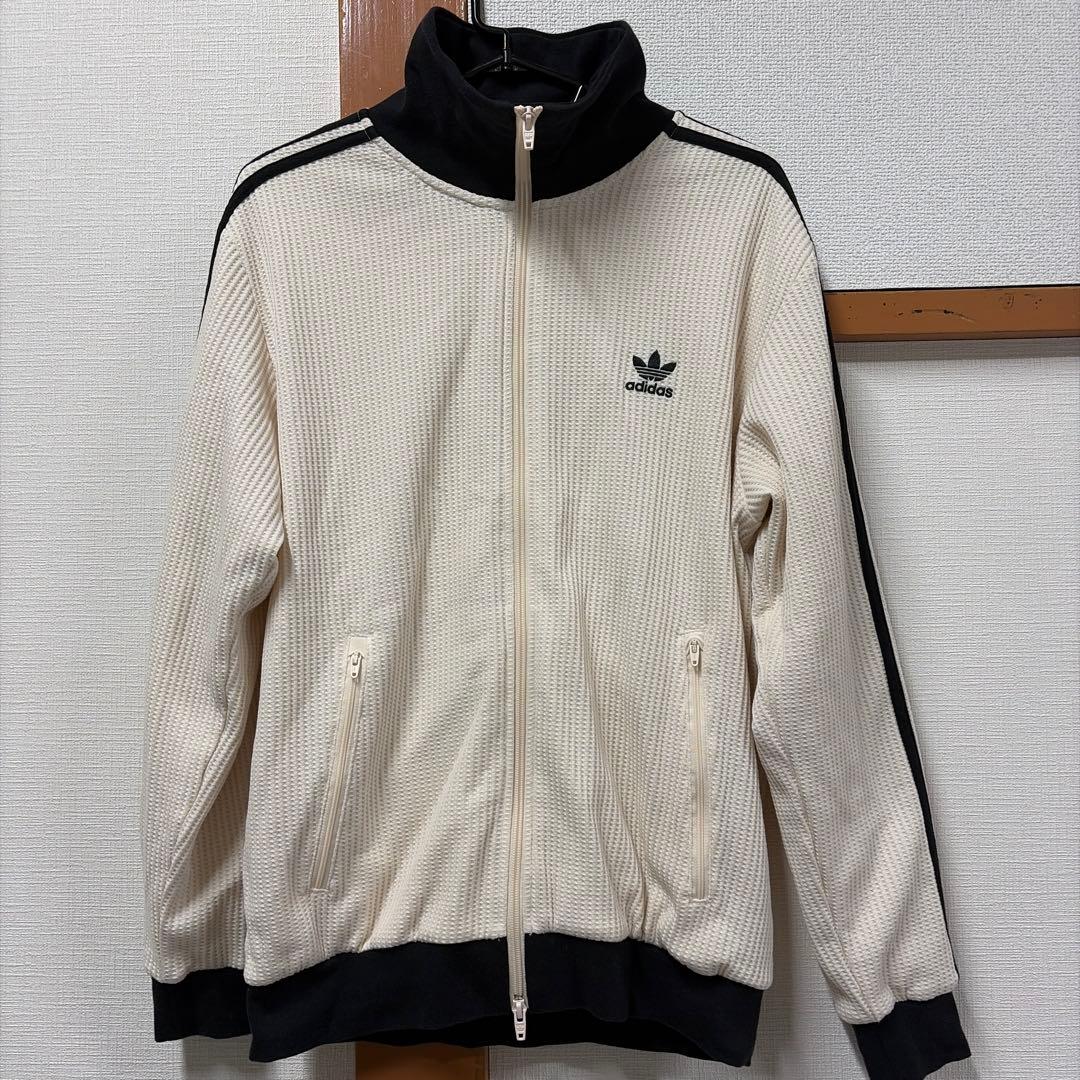 adidas ワッフルトラックジャージ2XLホワイト