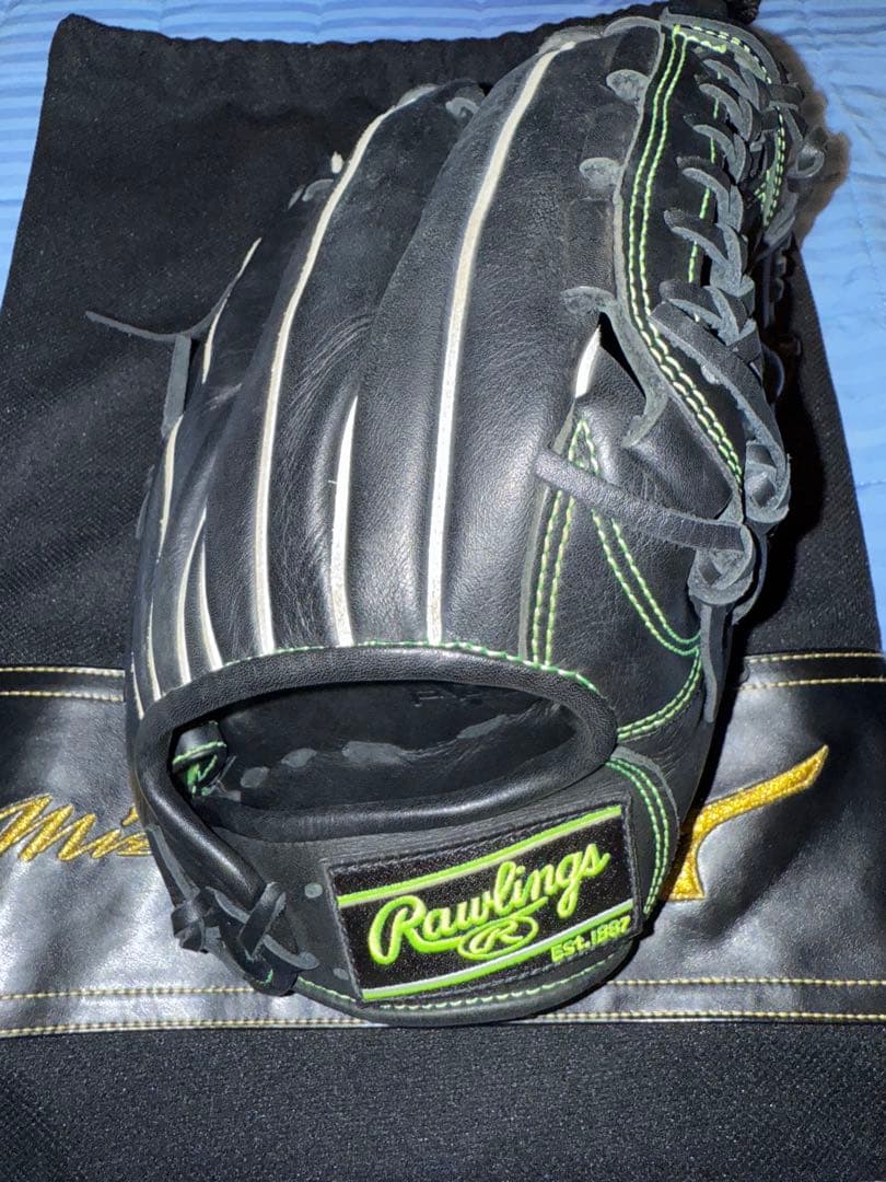 ローリングス 軟式グローブ 黒