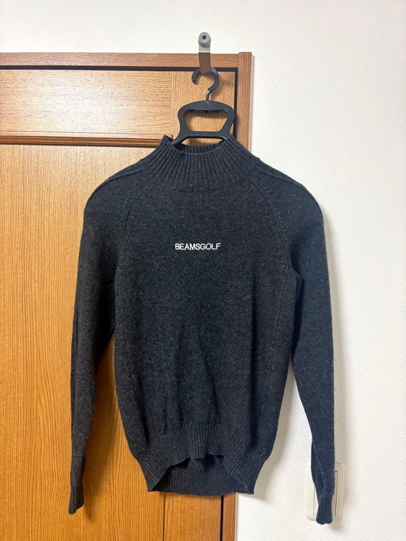 【美品】BEAMS GOLF ビームスゴルフ ミドルゲージ ハイネックニット