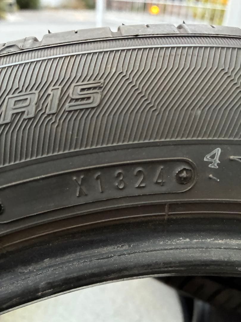 送料込み185/60r15グッドイヤー24年製造4本セットバリ山