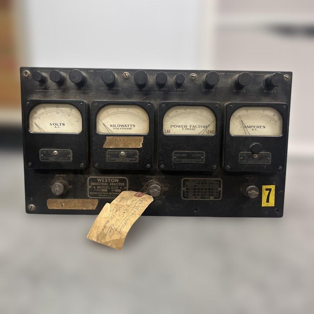 その他 WESTON INDUSTRIAL ANALYZER MODEL 639