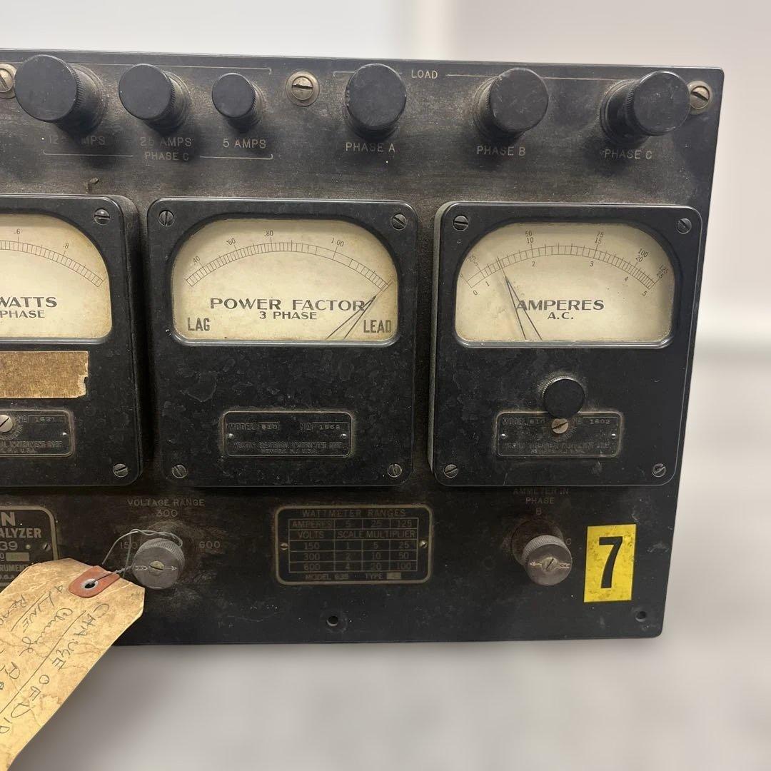 その他 WESTON INDUSTRIAL ANALYZER MODEL 639