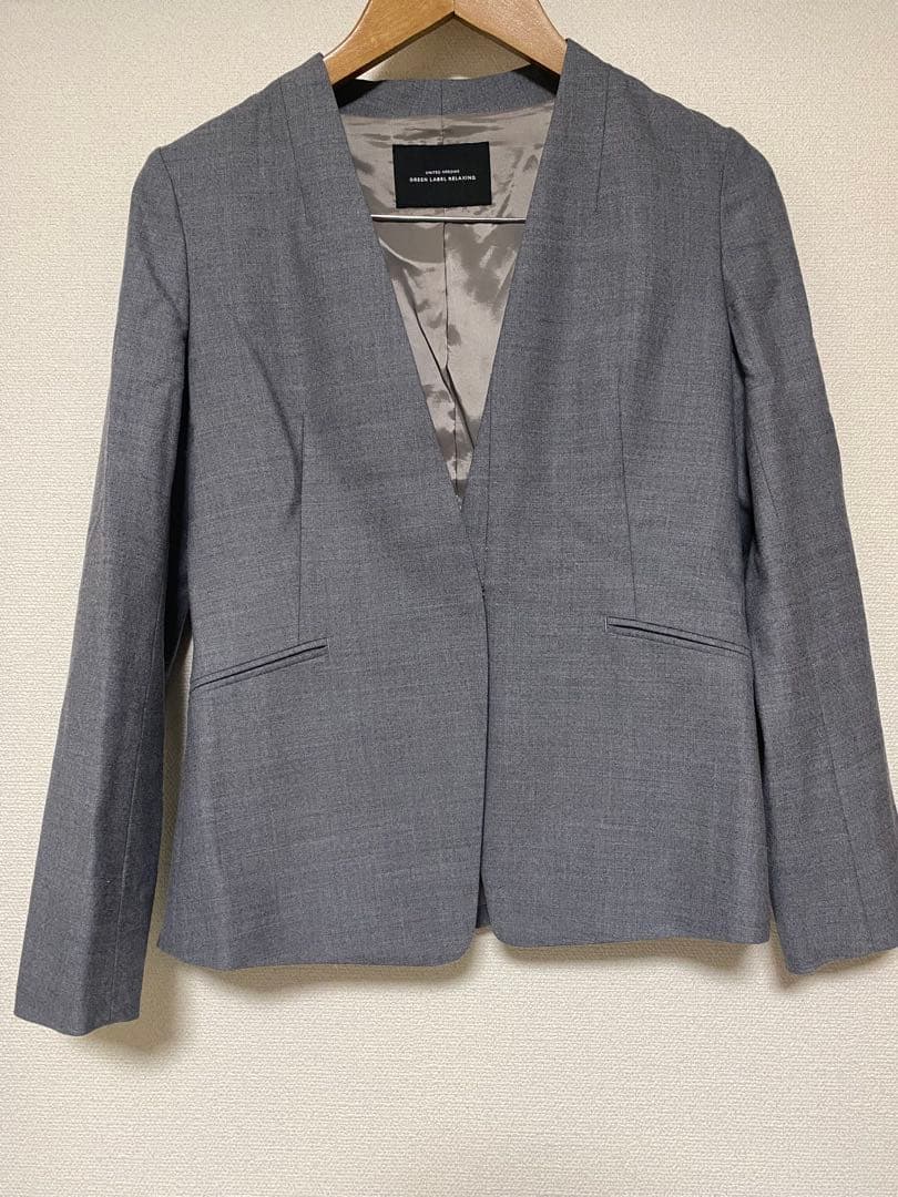 グリーンレーベルリラクシング　スーツ上下　レディース　ジャケット　36 38