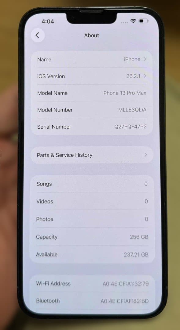 スマートフォン本体 Apple iPhone 13 Pro Max 256gb