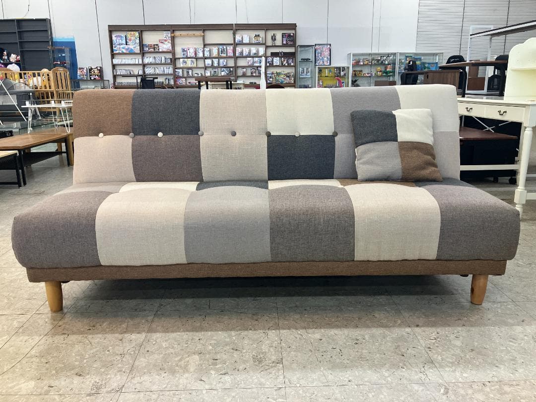 3人掛け カラフルソファベッド