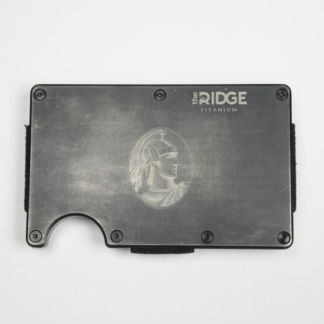 the Ridge AMEX マネークリップ チタン 限定品 アメックス