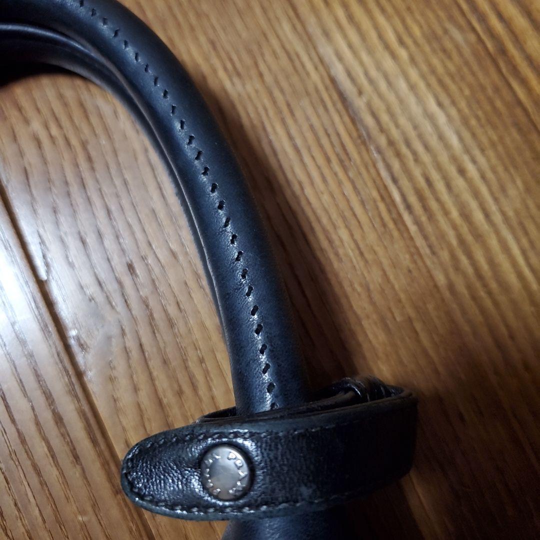 PRADA ネイビー ブラック２ウェイ トートバッグ