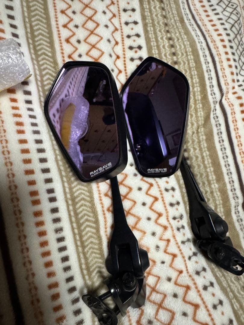 タナックスTANAX ナポレオン　カウリングミラー　左右セット