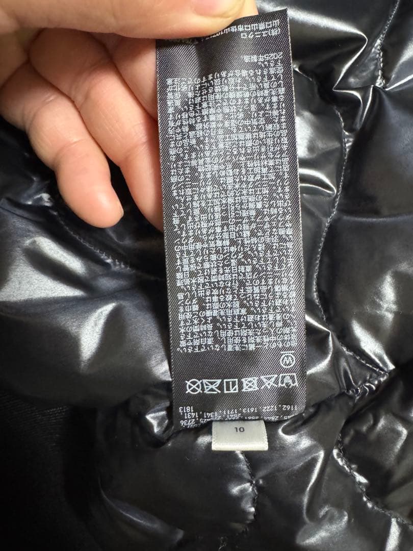 完売サイズ ハイブリッドダウンオーバーサイズMA-1 黒 XL ユニクロ +J