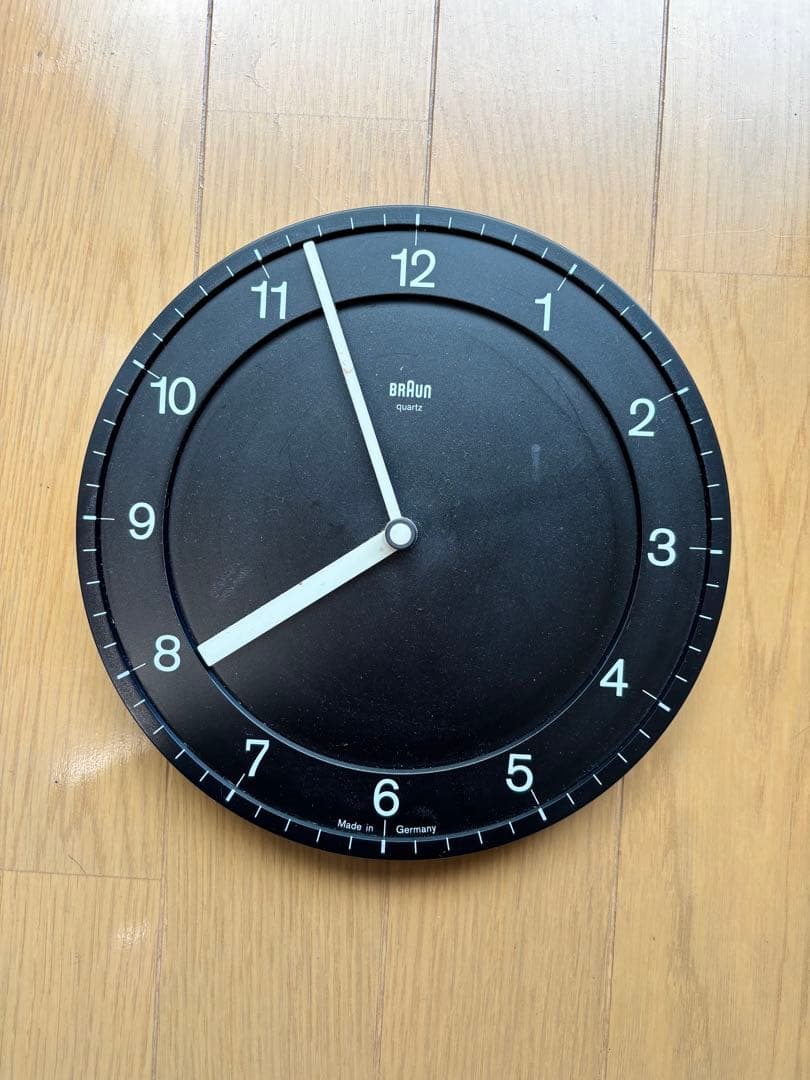 80S オリジナル BRAUN TYPE4861 ウォールクロック　アンティーク