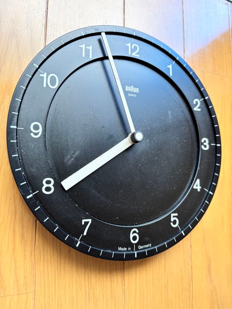 80S オリジナル BRAUN TYPE4861 ウォールクロック　アンティーク