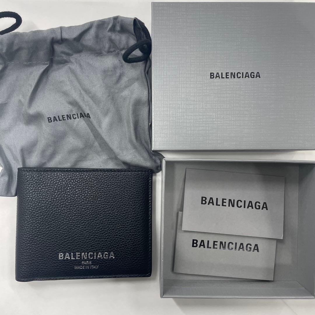 BALENCIAGA 二つ折り財布(小銭入れ無し)