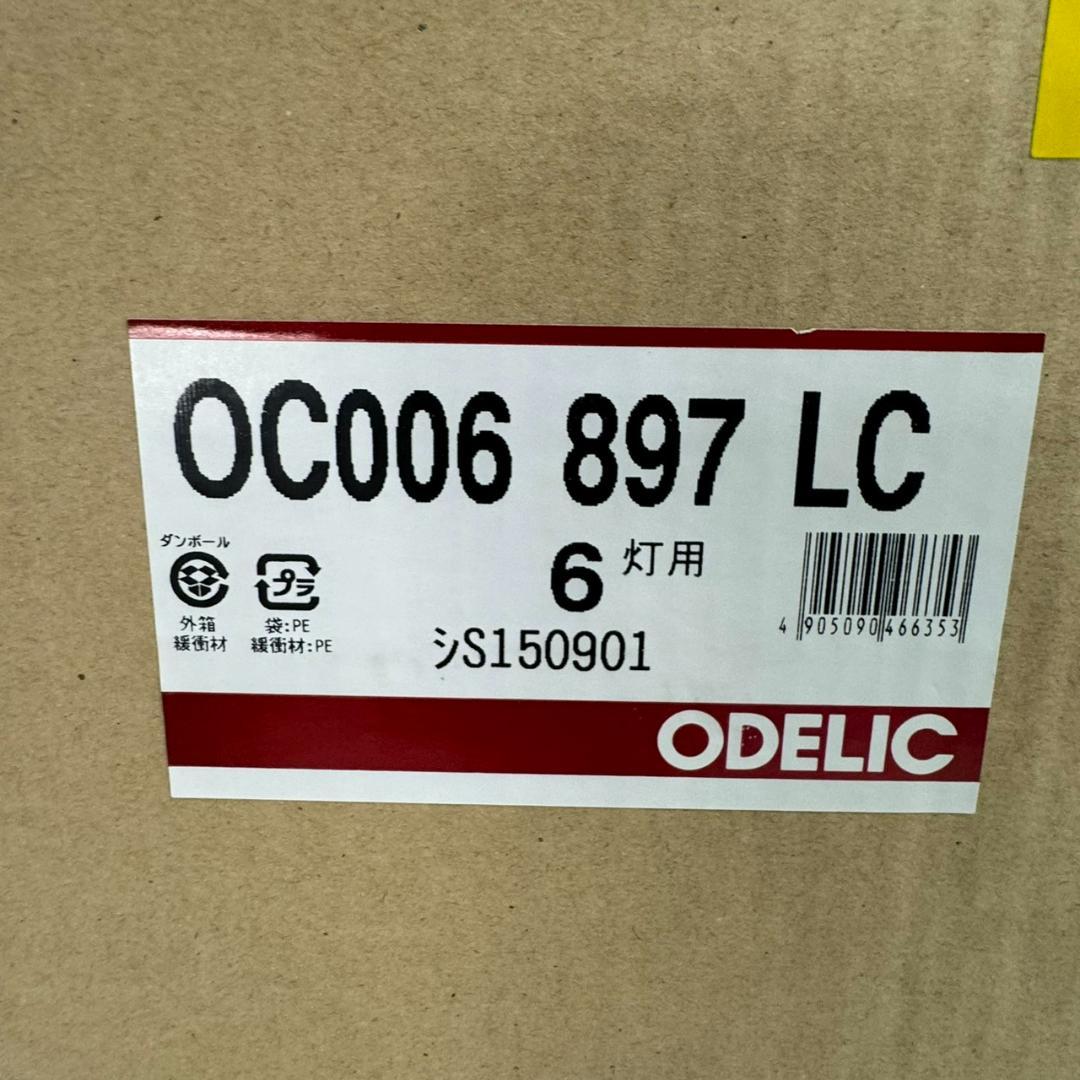 【未使用】オーデリック シャンデリア ガラス 天井照明 リビング 照明 北欧