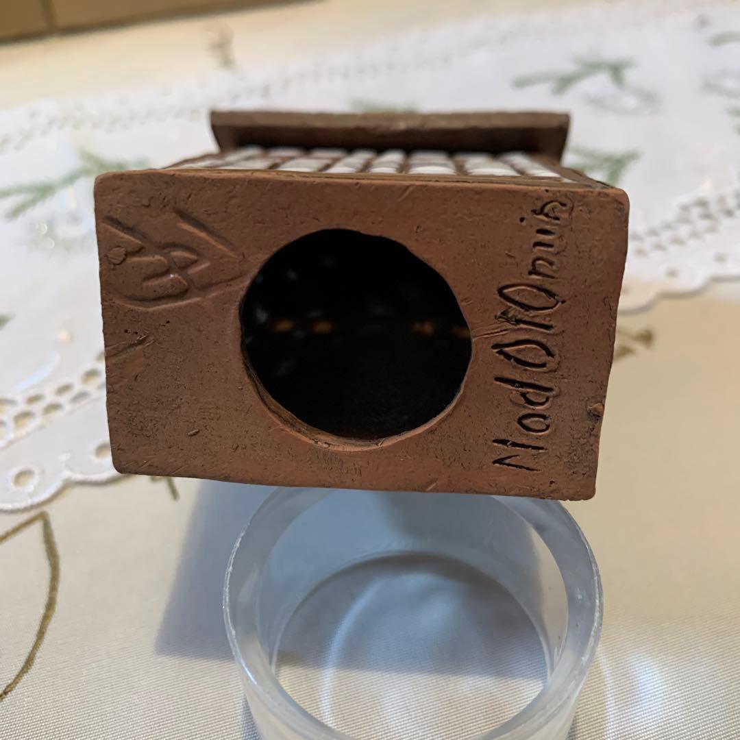 ドイツ製　置物　未使用品有名な街並みを再現した陶器のキャンドルハウス6個セット！