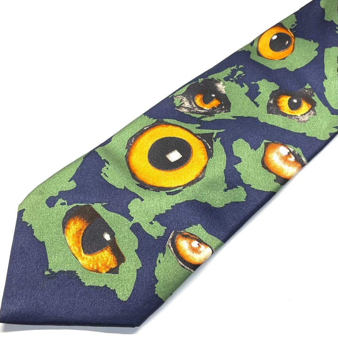 【極美品✨】激レア Jean Paul GAULTIER \"eyes\" tie