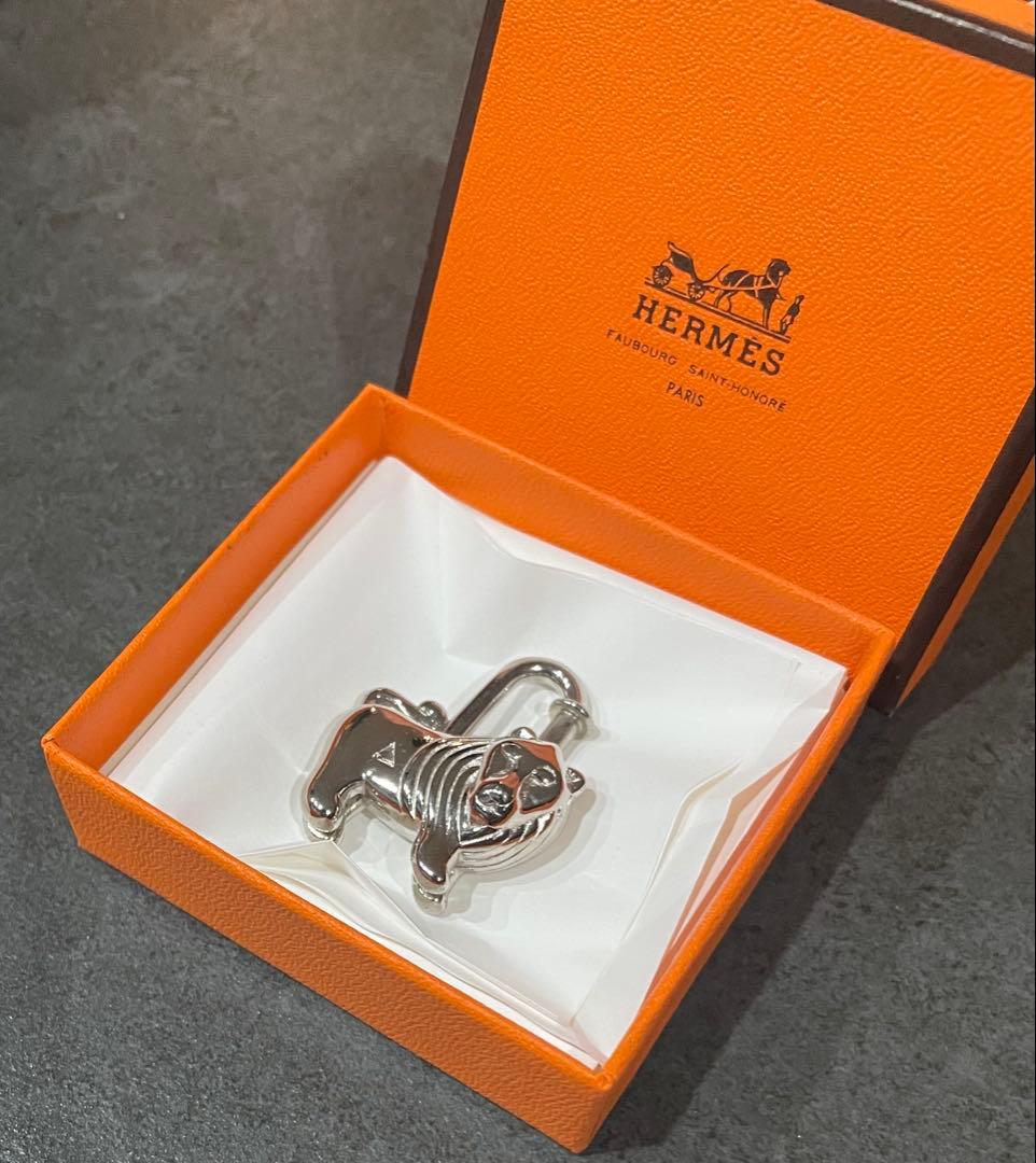 HERMES(エルメス) ライオン　アフリカ　カデナ チャーム　1997年