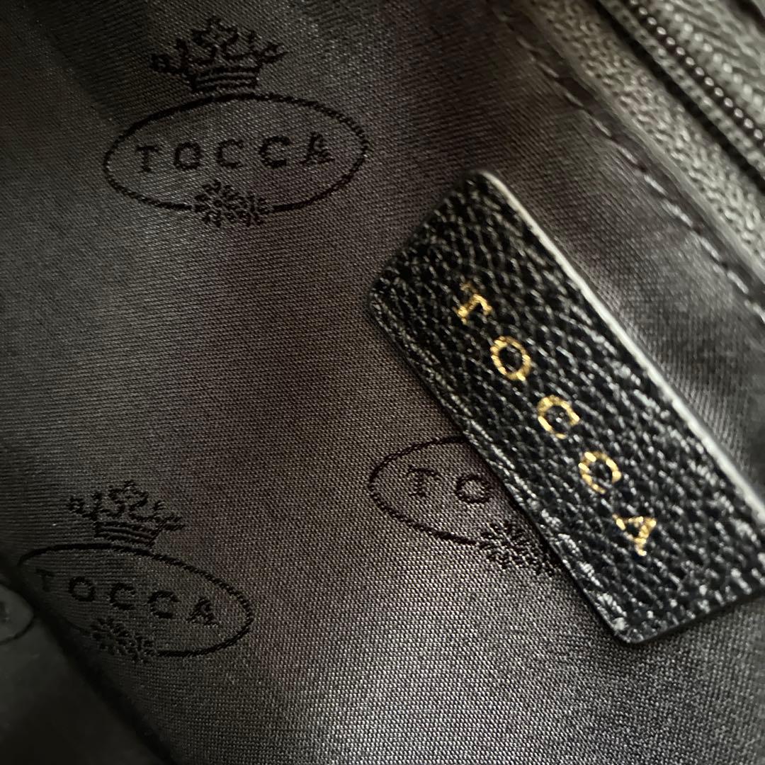 TOCCA 本革☆ボストンバッグ☆ブラック 美品