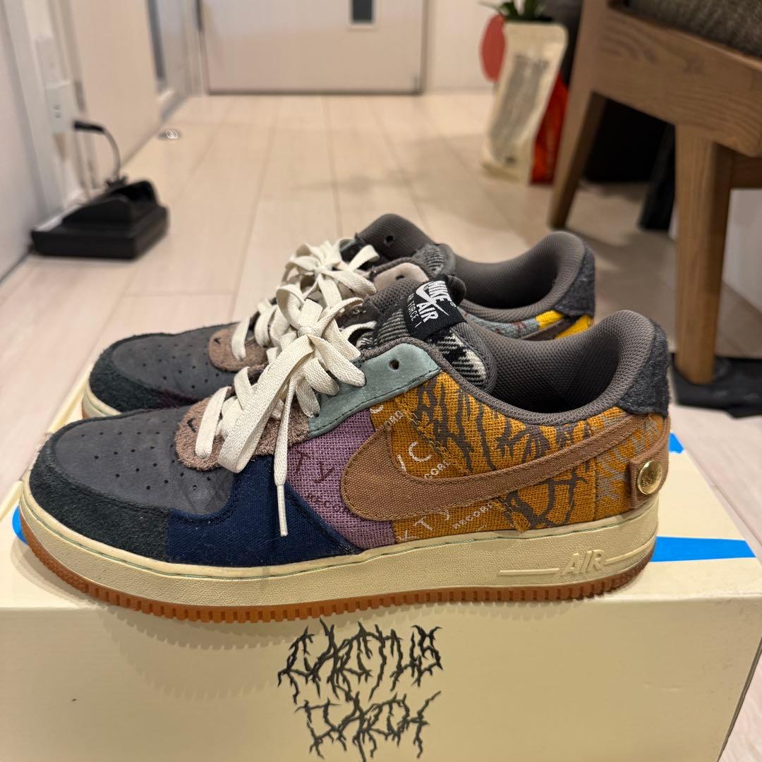 靴 Nike Air Force 1 29cm Travis Scott