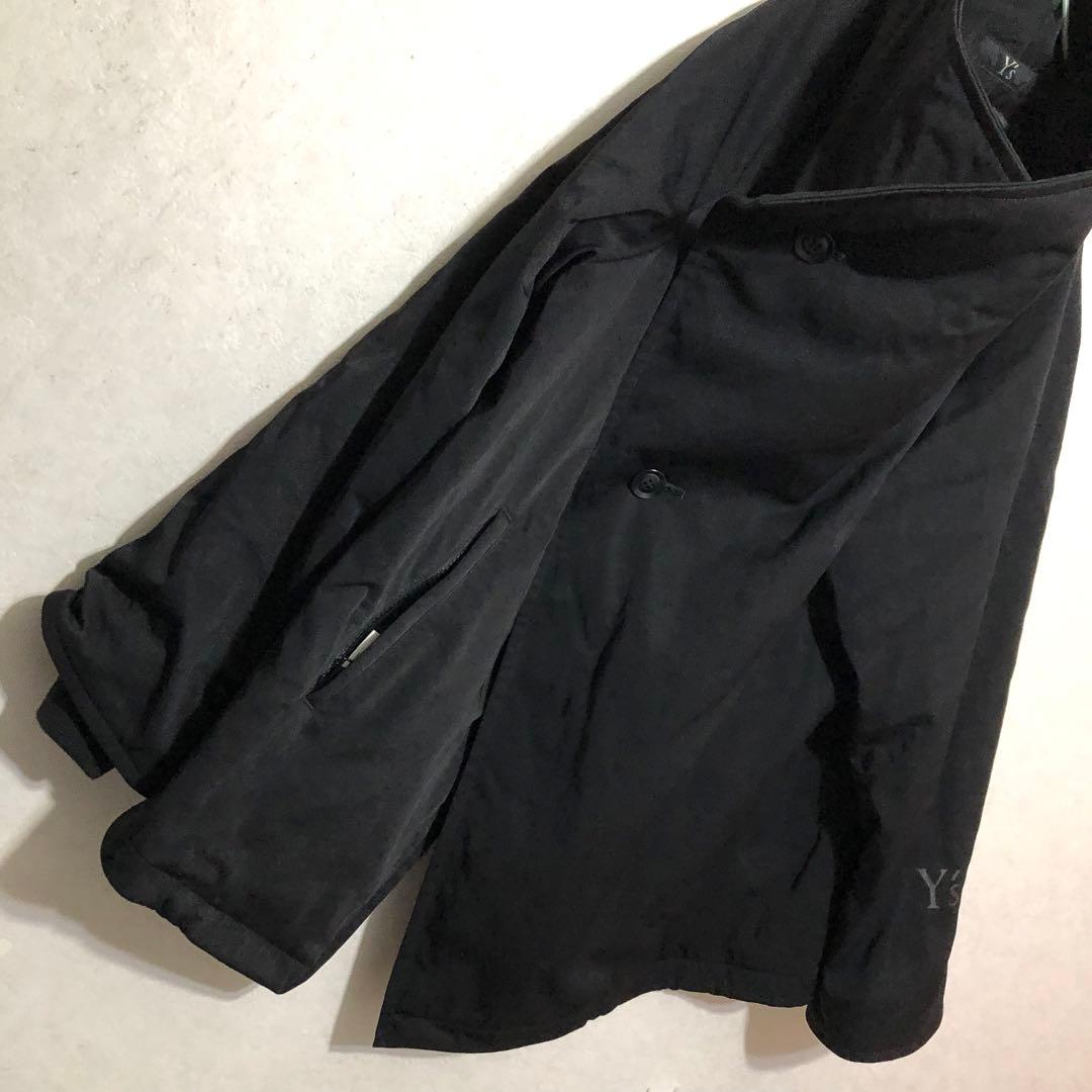 y's NY/CHINO CLOTH WRAP COAT ラップコート　ワイズ