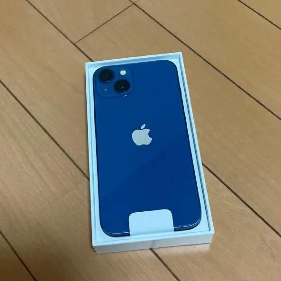 開封済み未使用品 iPhone 13 ブルー blue 128gb