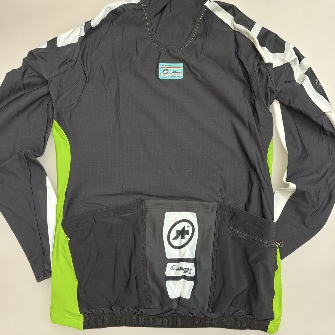 【新品】アソス長袖サイクルジャージ グリーン/ブラック