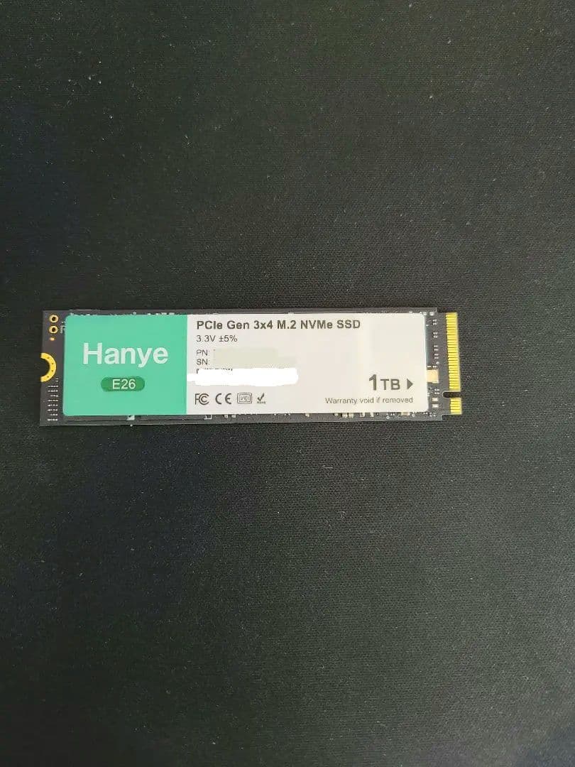 内蔵型SSD 1TB M.2 NVMe SSD
