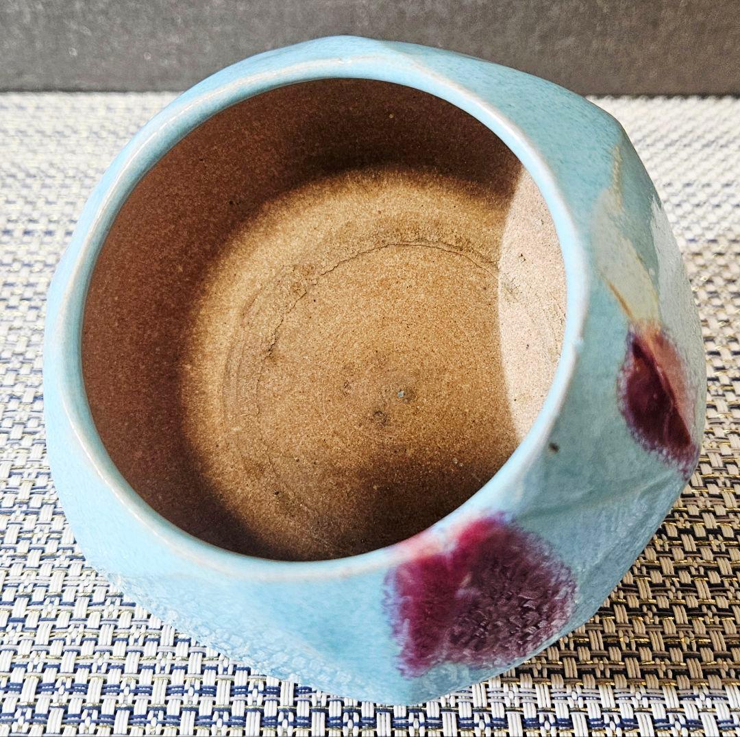 【パリ萬國博覽會大賞受領作家❗】大正時代　名工　井本米泉作　倣 鈞窯　晴彩　香爐