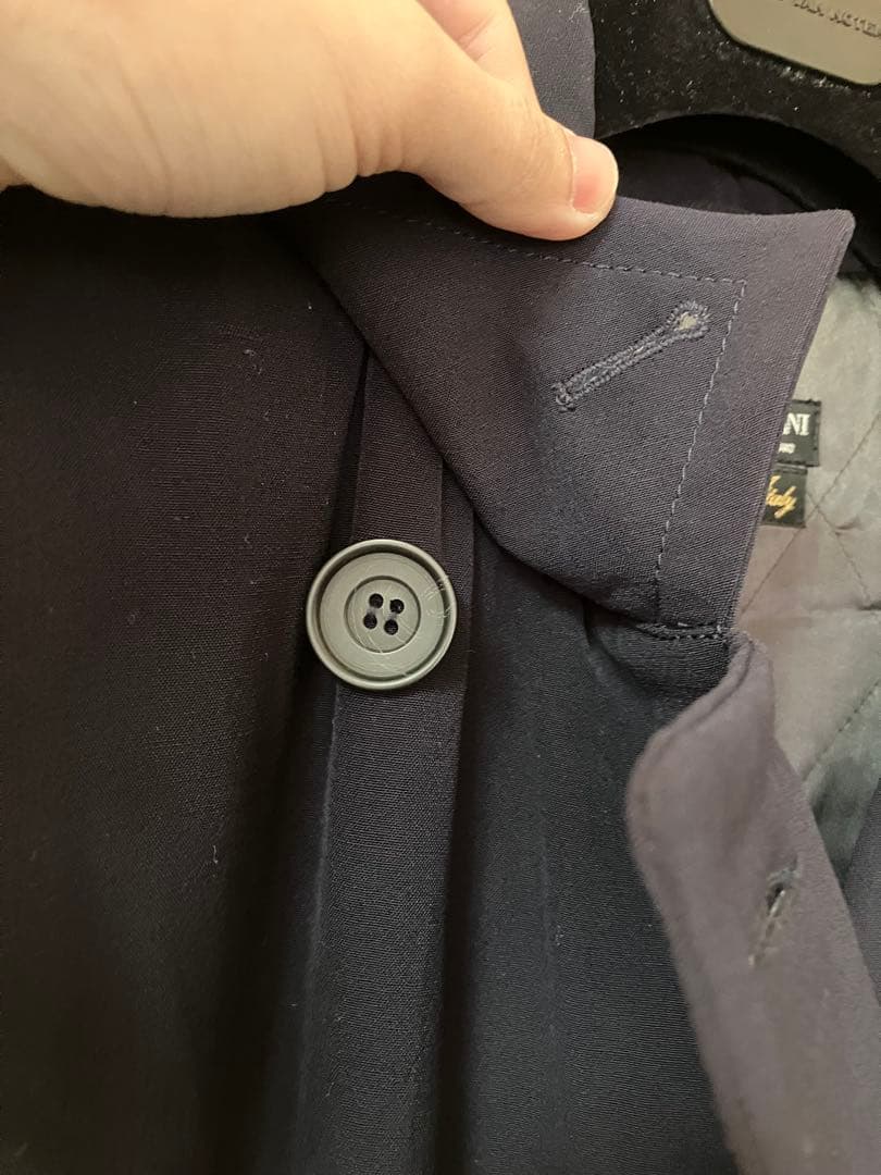 80s giorgio armani ウールロングコート　90s