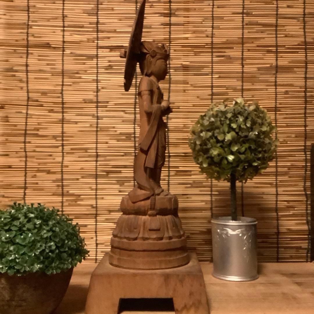 JJF様keep・室町〜江戸期「宝珠観世音菩薩像」飛鳥止利派・奈良・古様式