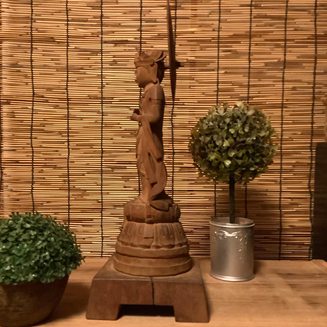 JJF様keep・室町〜江戸期「宝珠観世音菩薩像」飛鳥止利派・奈良・古様式