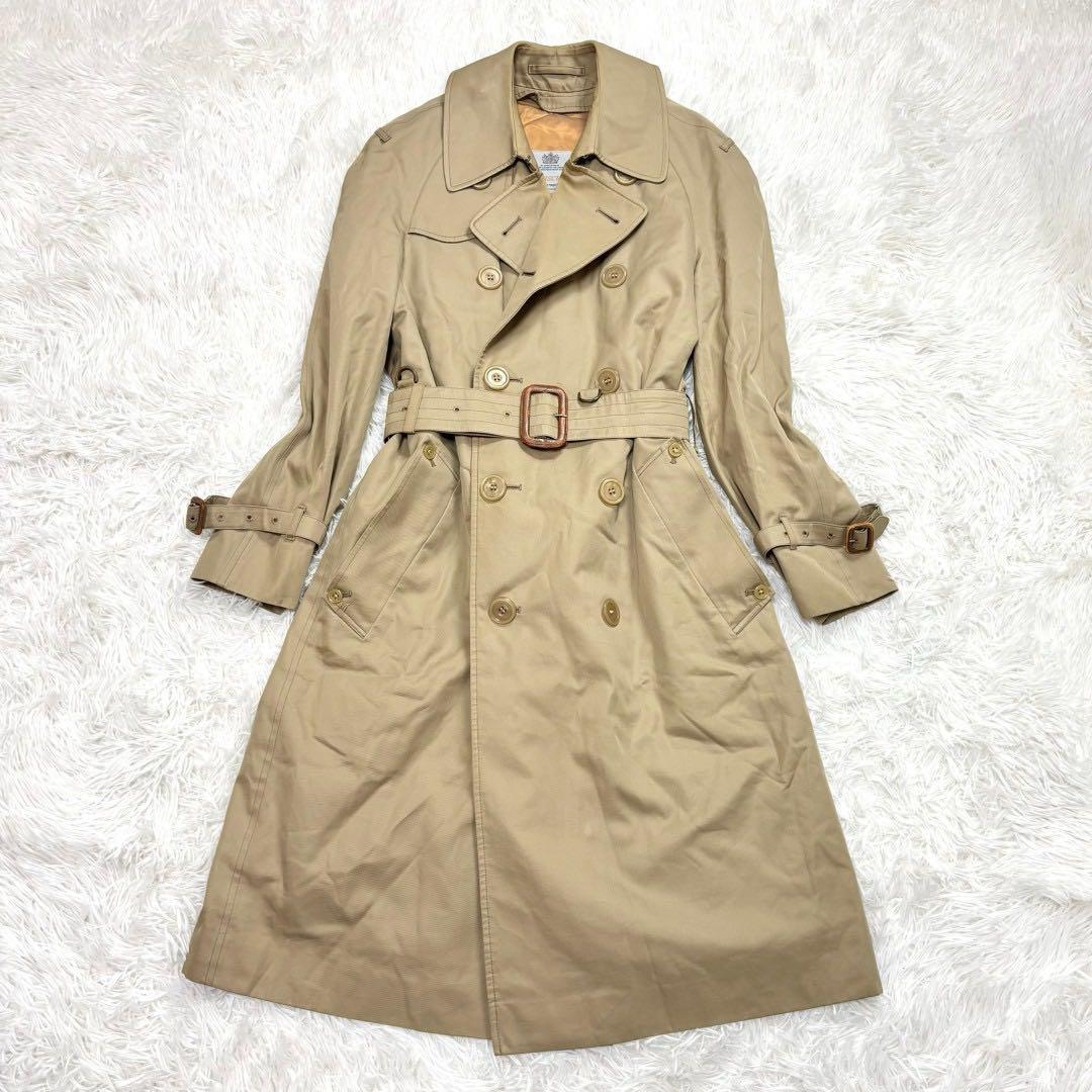 アクアスキュータム ライナー付きトレンチコート ベージュ Aqua5 チェック