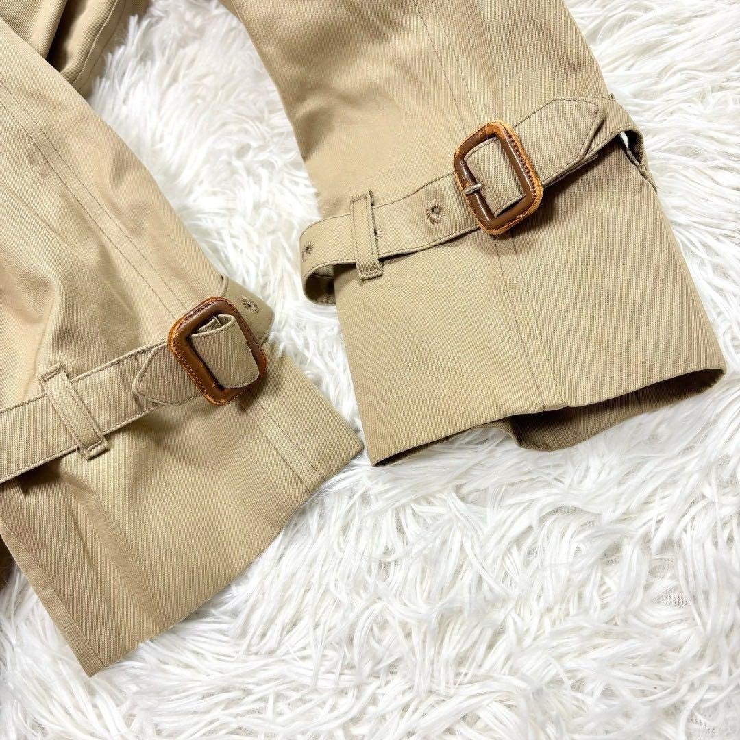 アクアスキュータム ライナー付きトレンチコート ベージュ Aqua5 チェック