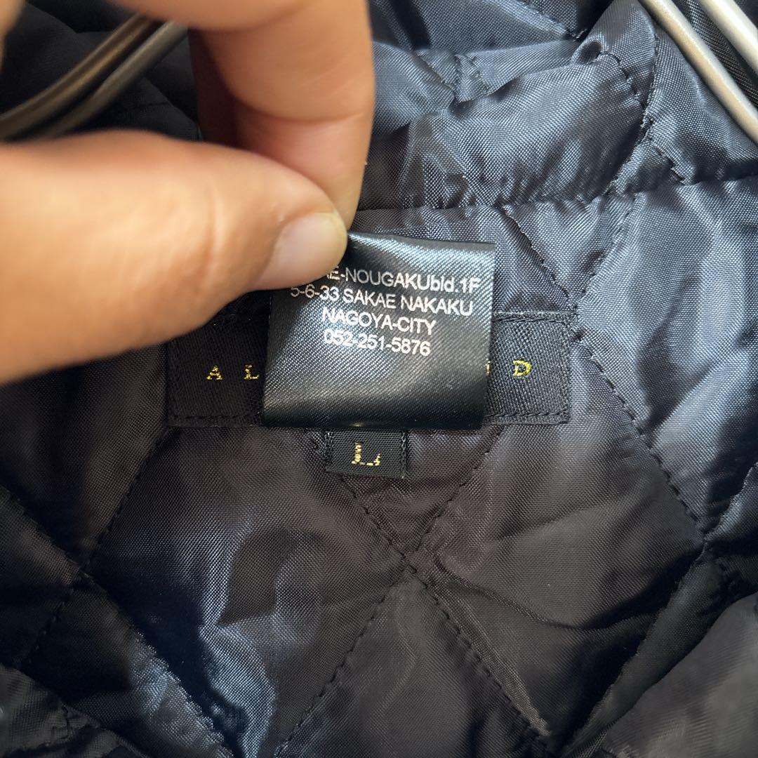 ALLAROUND 美品花柄フード ナイロンジャケット コーチジャケット　コート